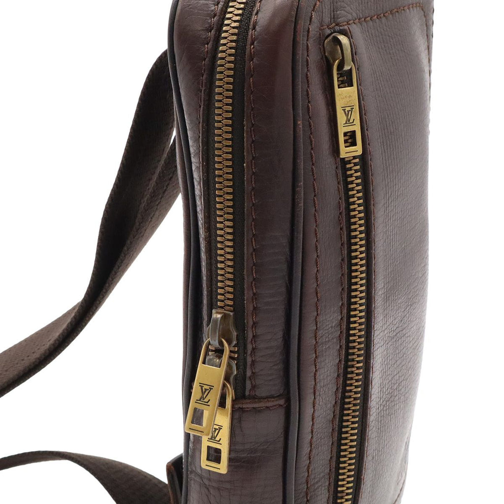 Louis Vuitton Utah Belt Bag Hip Leather Cafe Brown