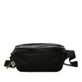 Saint Laurent Belt Bag Black Canvas Leather