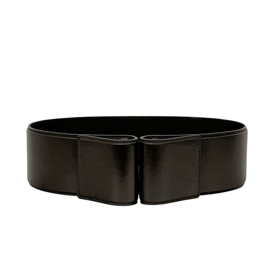 Bottega Veneta Belt Brown M Thick Waist 88 85 Leather