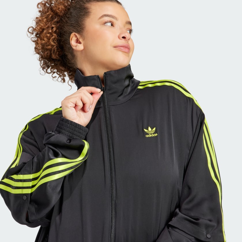 Women's adidas Satin Firebird Track Top (Plus Size)
