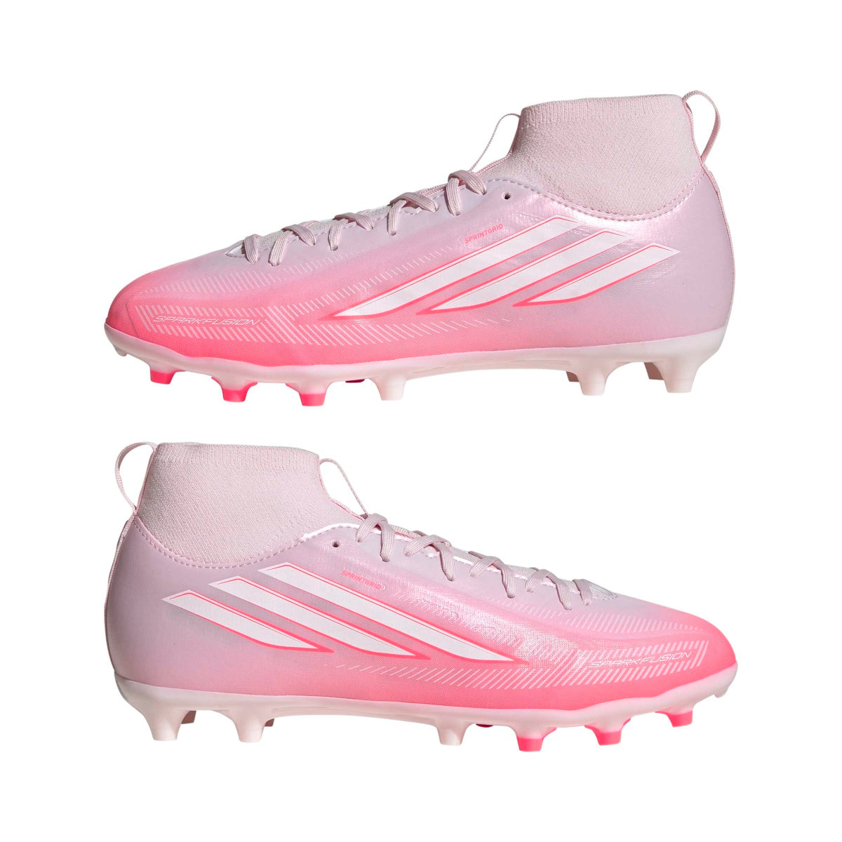 adidas Youth F50 Sparkfusion League Mid Cut Firm Ground / Artificial Grass Football Cleats