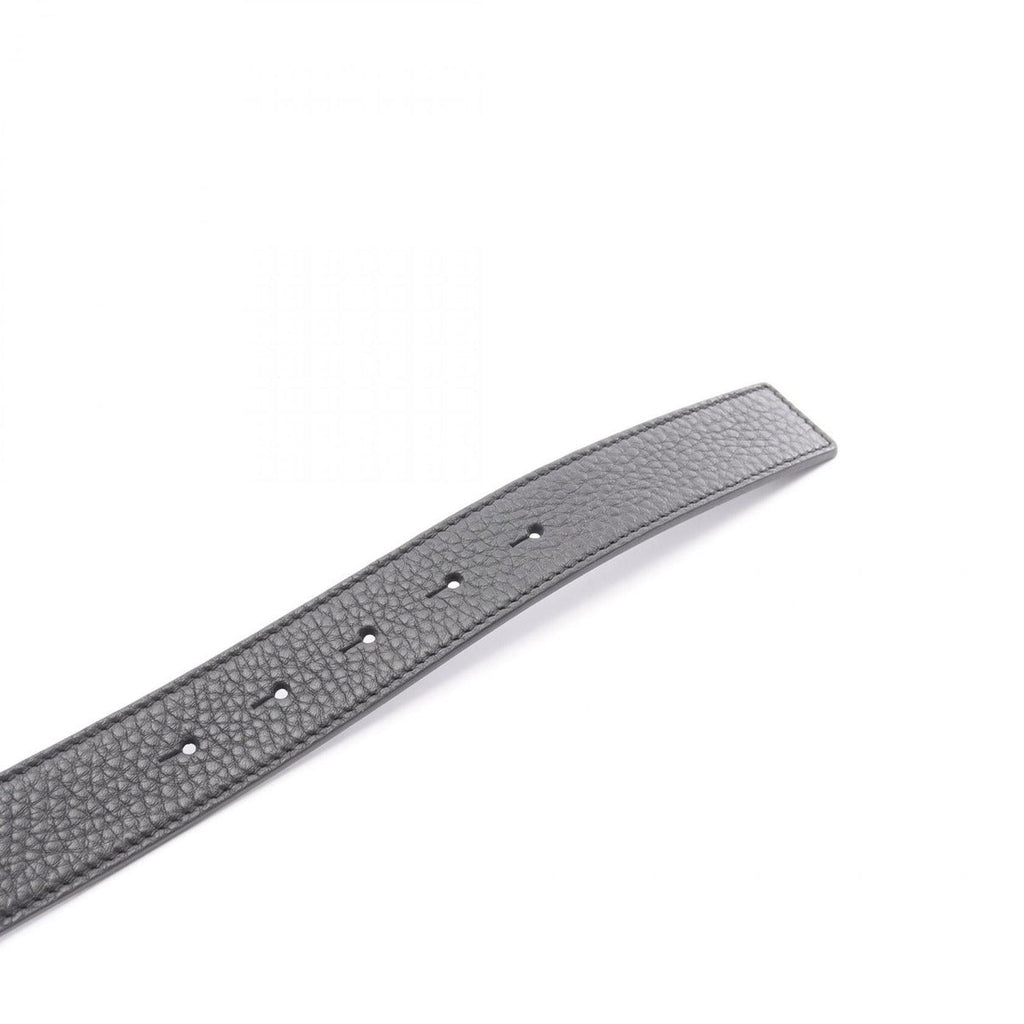 Loewe Belt Chunky Anagram Black Leather