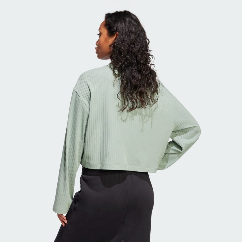 Women's adidas Essentials Wide Rib Long Sleeve Tee