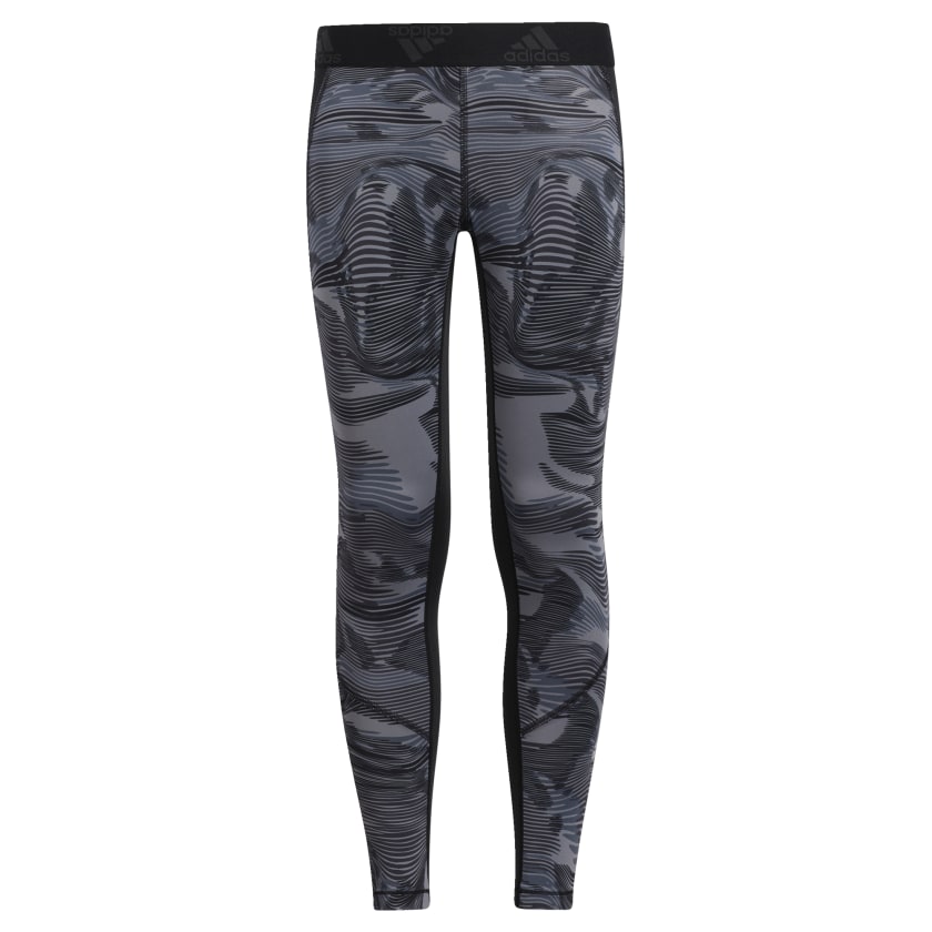 Kids' adidas Allover Print Techfit Tights