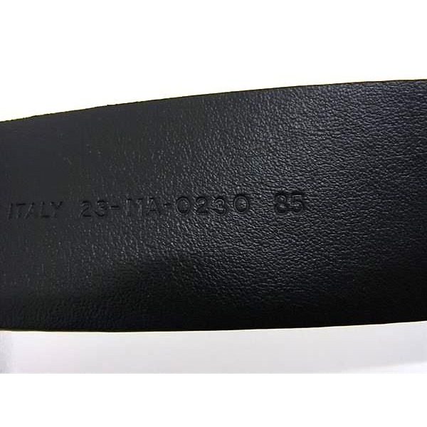 Dior Quake Leather Gold Belt Black