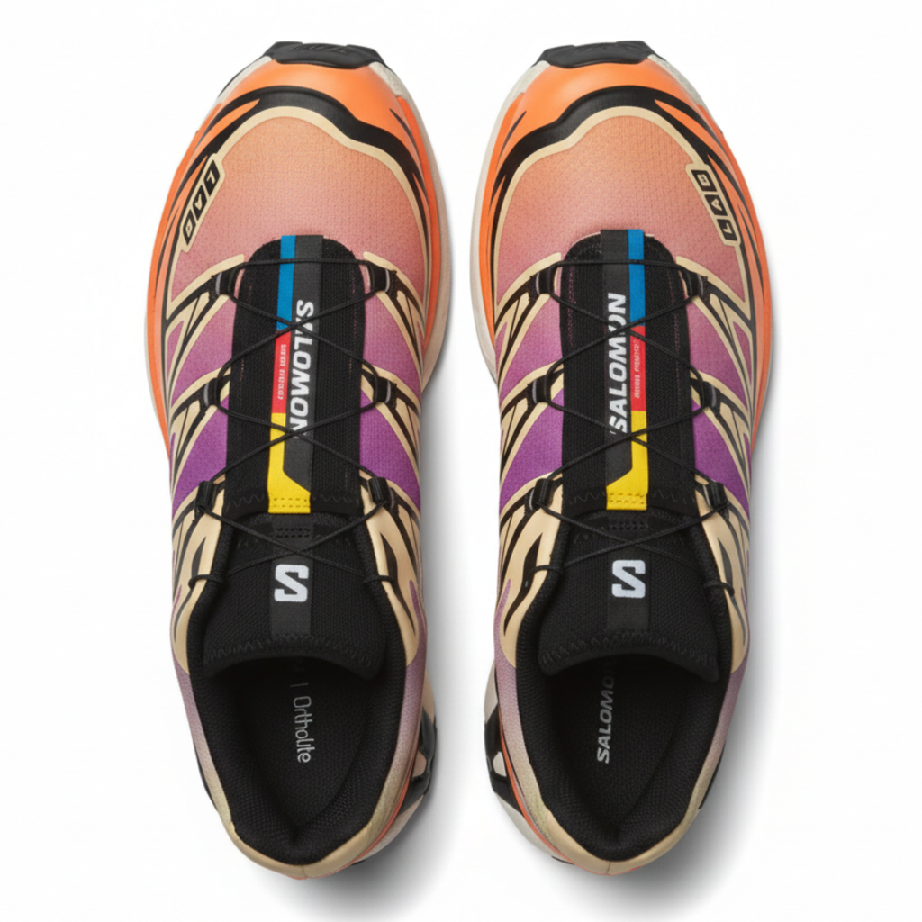 Salomon Men's XT-6 Black/Almond Cream/Dragon