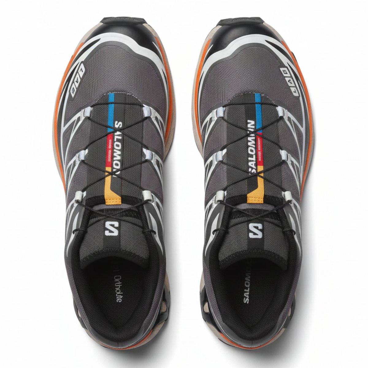 Salomon Men's XT-6 Pewter/Black/Turmeric