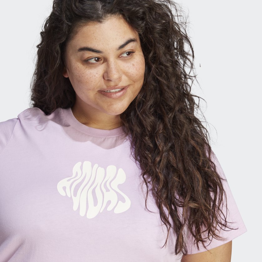 Women's adidas Floral Graphic Tee (Plus Size)