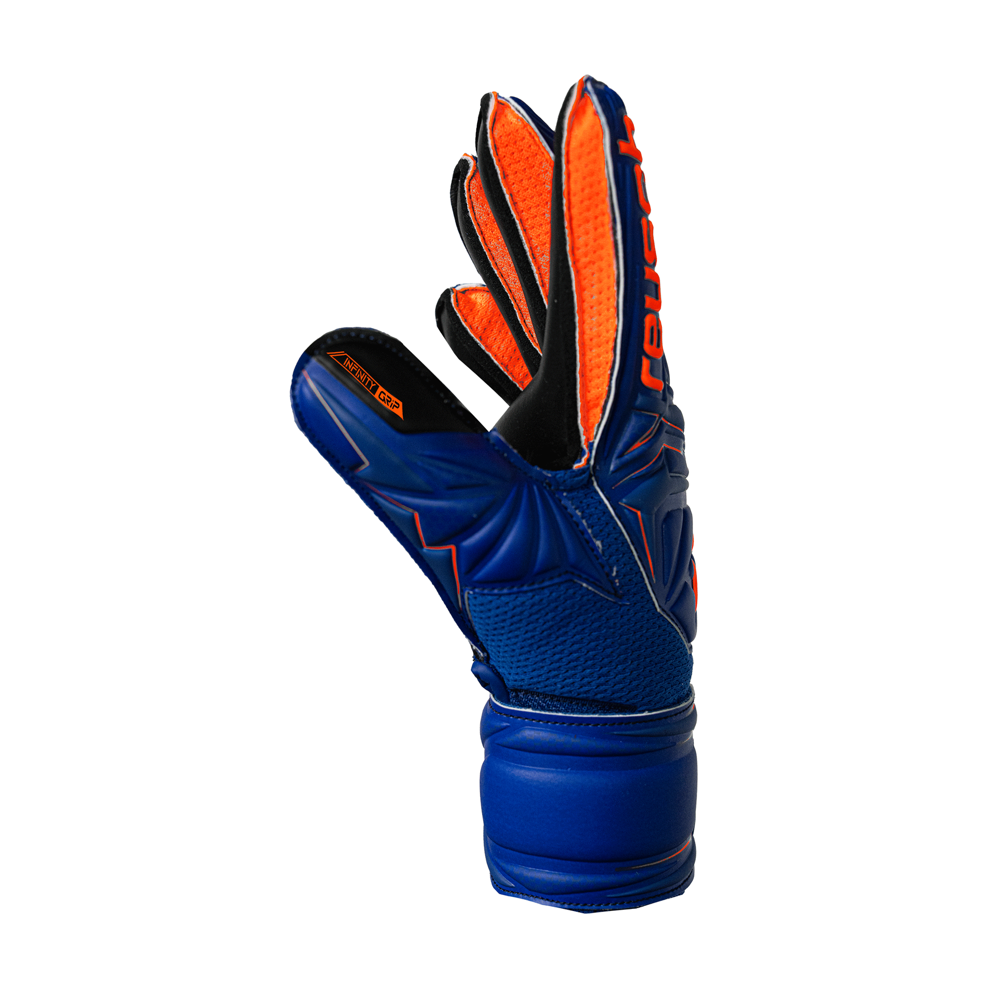 Reusch Attrakt Infinity Finger Support Junior Goalkeeper Gloves