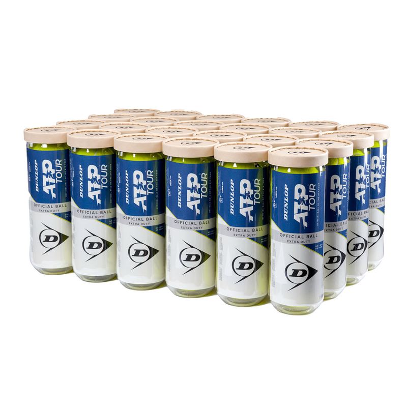 Dunlop ATP Tour Extra Duty Tennis Ball Case 24 Cans