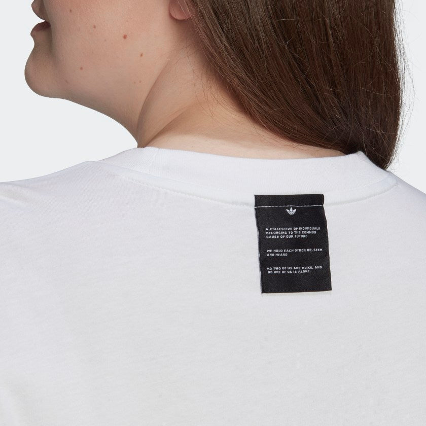 Women's adidas Long Sleeve Crop Tee (Plus Size)