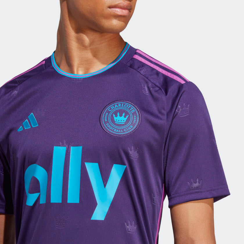 Men's adidas Charlotte FC 23/24 Away Jersey