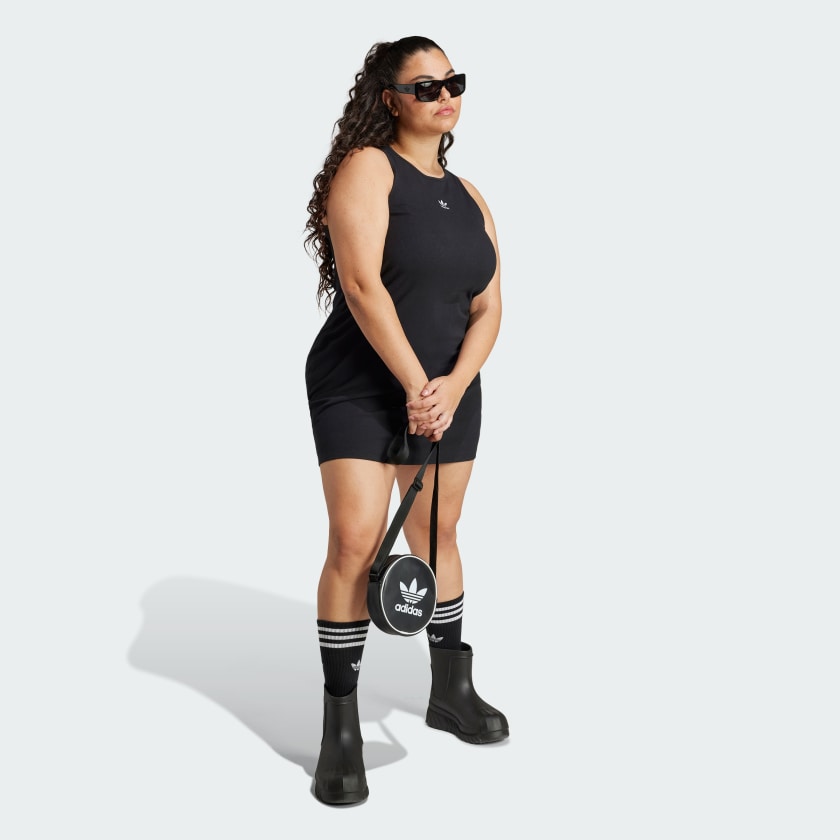 Women's adidas Essentials Rib Tank Dress (Plus Size)