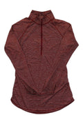 Womens Motivation Stripe Half-Zip Top