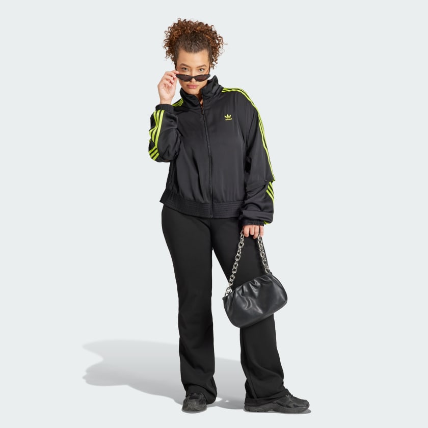 Women's adidas Satin Firebird Track Top (Plus Size)