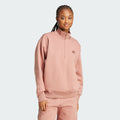 Women's adidas ALL SZN Fleece Loose Quarter-Zip Sweatshirt