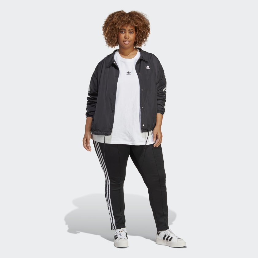 Women's adidas Adicolor Classics 3-Stripes Coach Jacket (Plus Size)