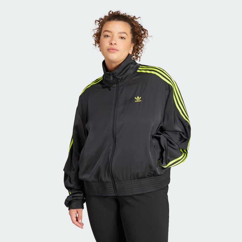 Women's adidas Satin Firebird Track Top (Plus Size)