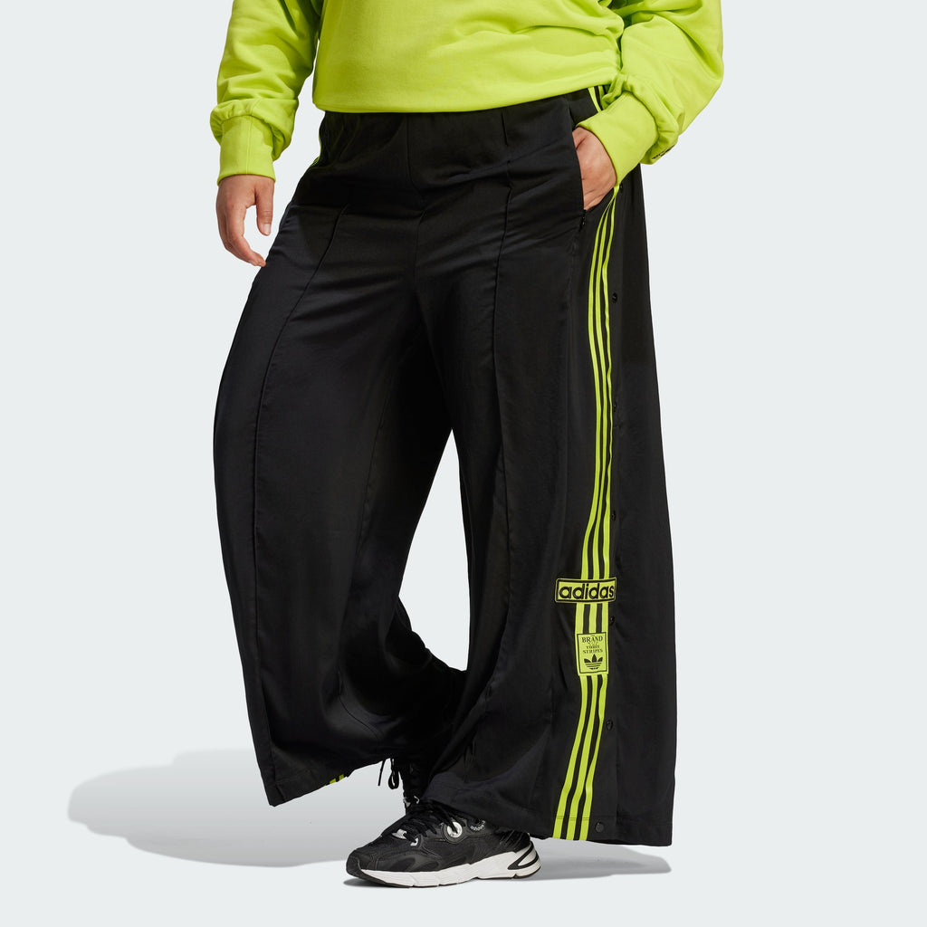 Women's adidas Adibreak Satin Wide Leg Pants (Plus Size)