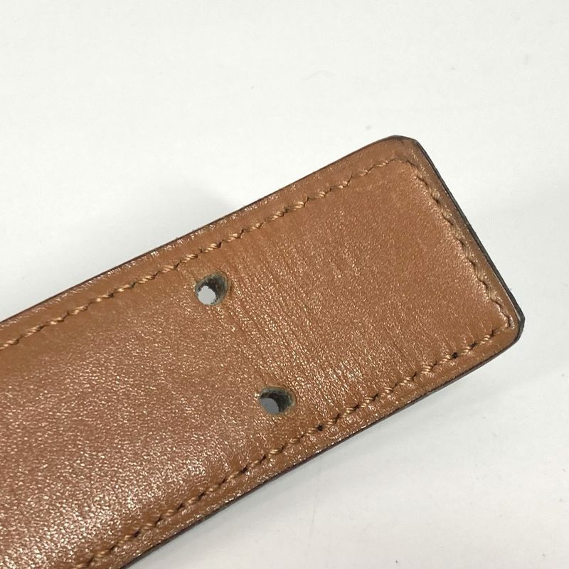 Hermes Belt Vintage Buckle Leather Black