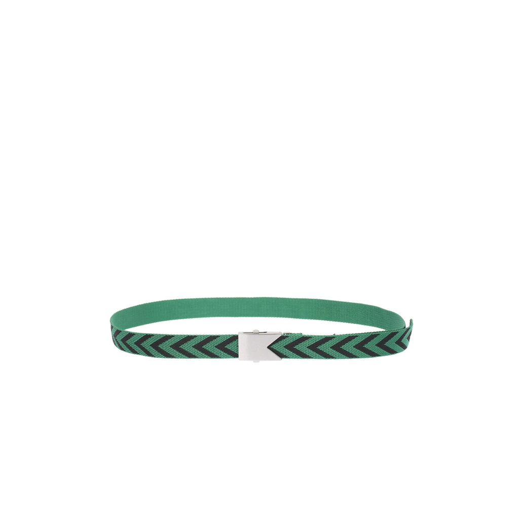 Bottega Veneta Polyester Belt in Green/Black