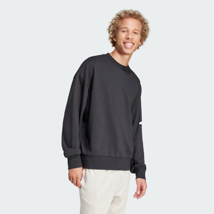 Men's adidas Essentials Loose Fit 3 Bar Logo Sweatshirt