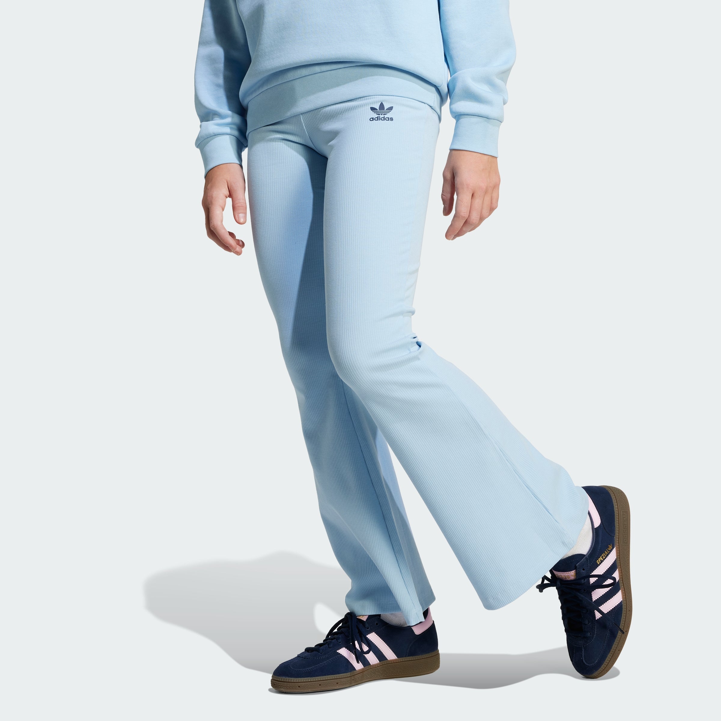 Kids' adidas Ribbed Flared Pants Kids