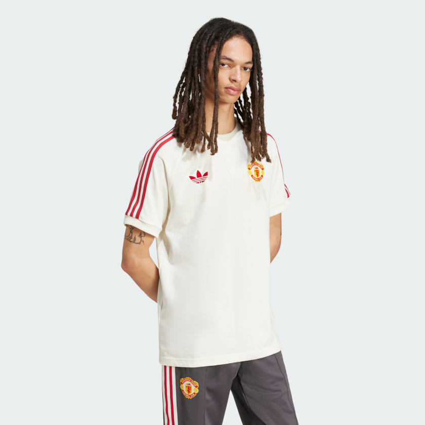 Men's adidas Manchester United Adicolor Classics 3-Stripes Tee