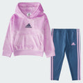 Kids' adidas Silken Fleece Pullover and Tights Set