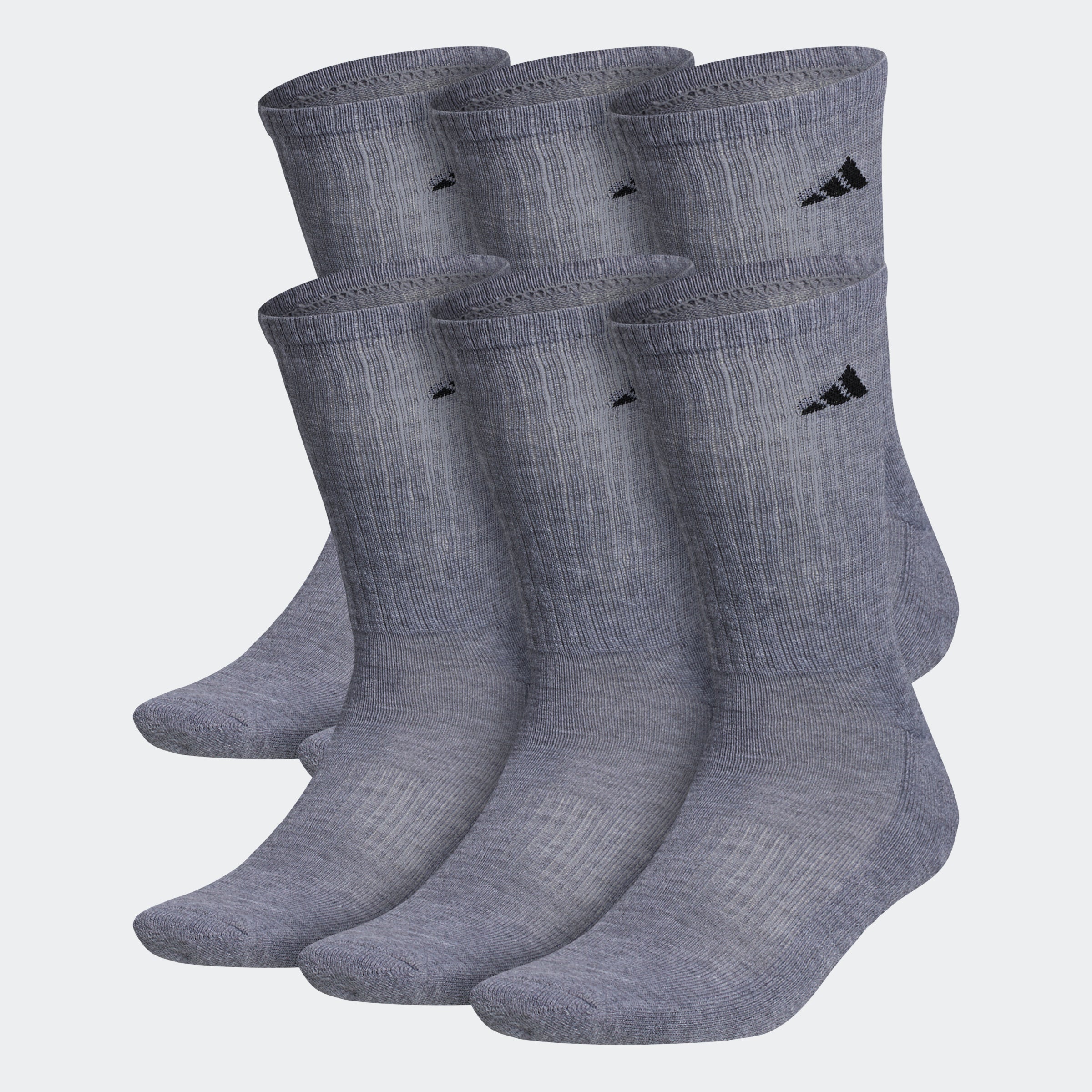 Athletic Cushioned Crew Socks 6 Pairs