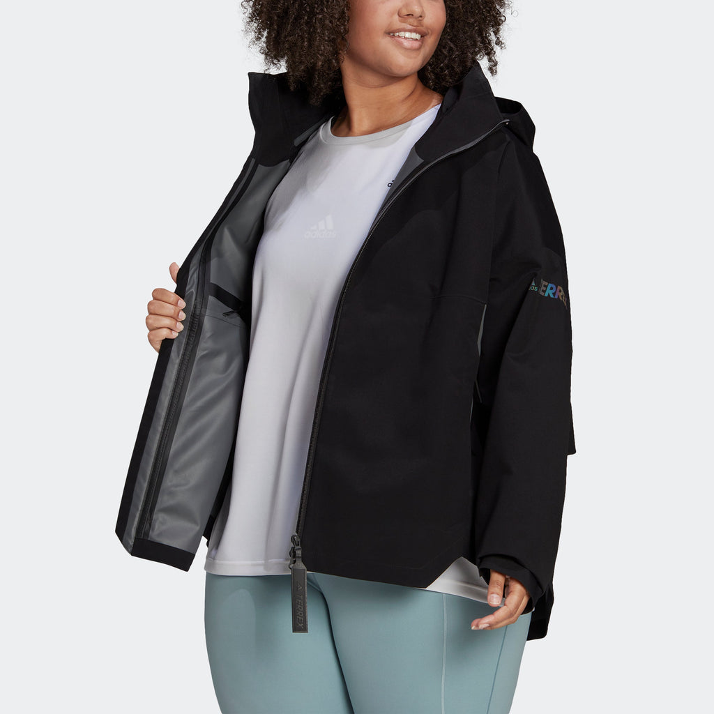 Women's adidas Terrex CT MYSHELTER RAIN.RDY Jacket (Plus Size)