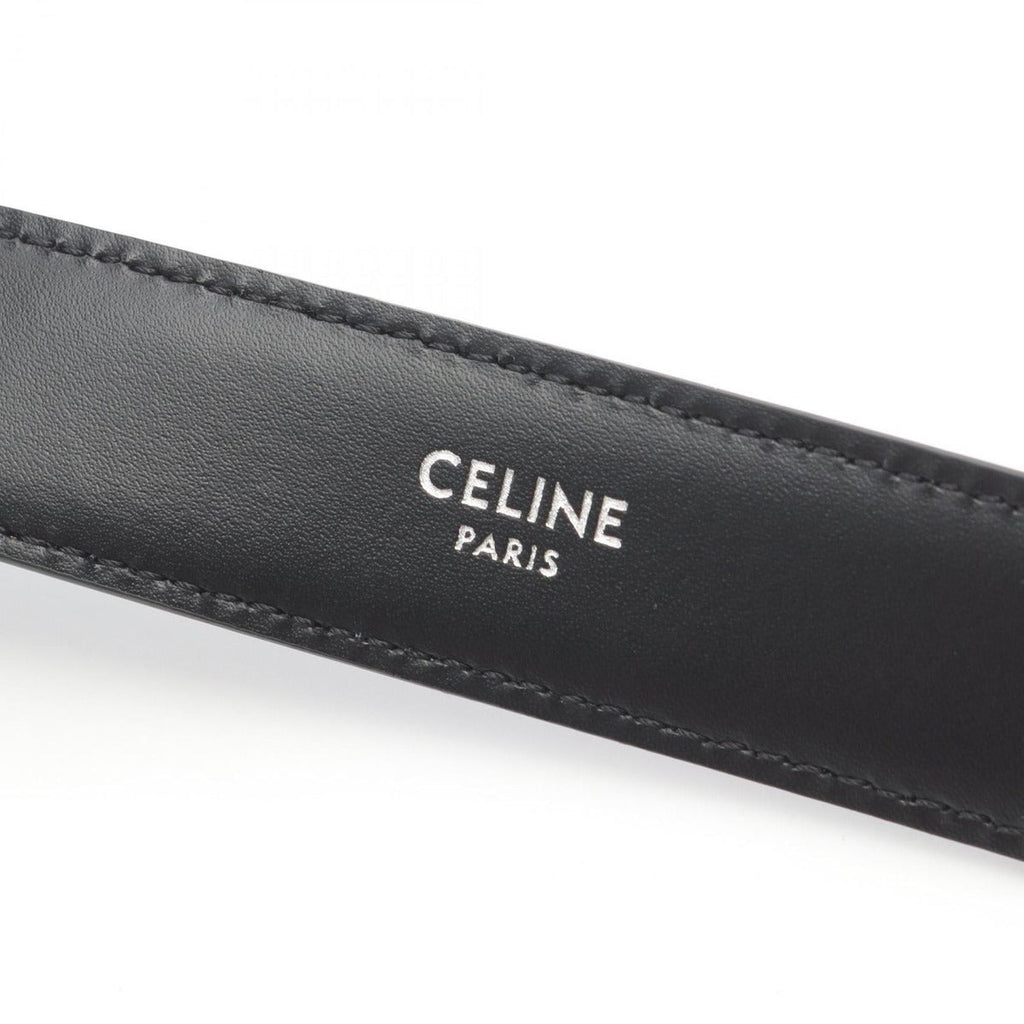 Celine Belt Black Leather