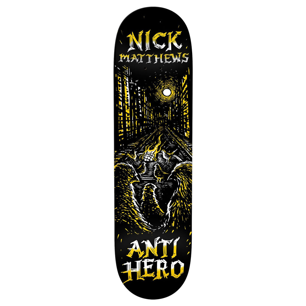 Anti Hero Skateboard Deck Nick Matthews Fireside 8.5" x 32.18"
