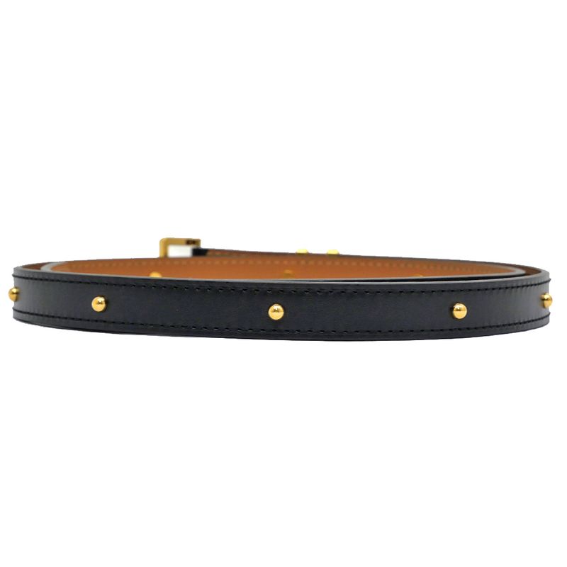 Hermes Belt Pop H Courte 15 80 Black Gold Hardware