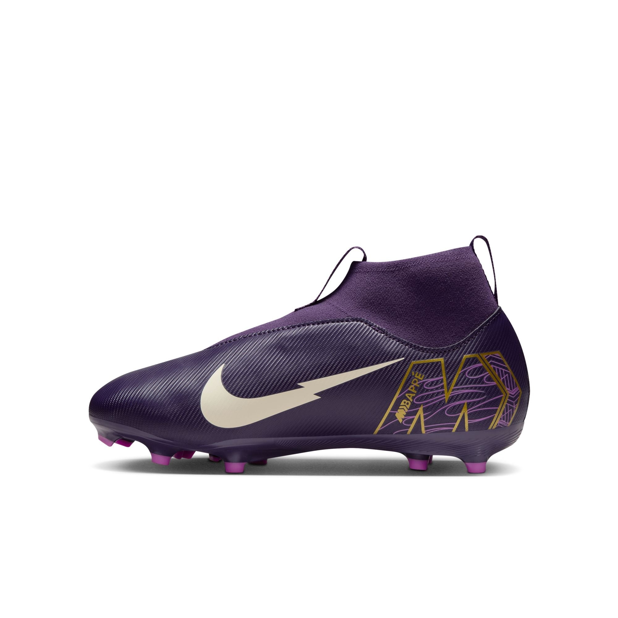 Nike Jr. Mercurial Superfly 10 Academy "Kylian Mbappé" Little/Big Kids' MG High-Top Soccer Cleats
