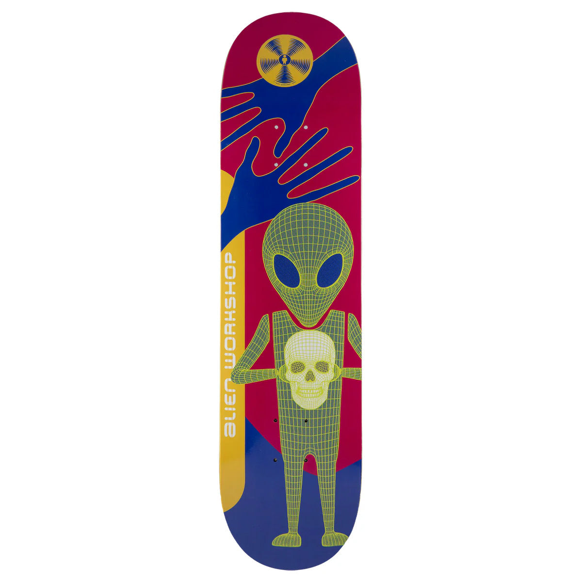 Alien Workshop Skateboard Deck Virtual Soldier Blue 7.875" x 31.25"