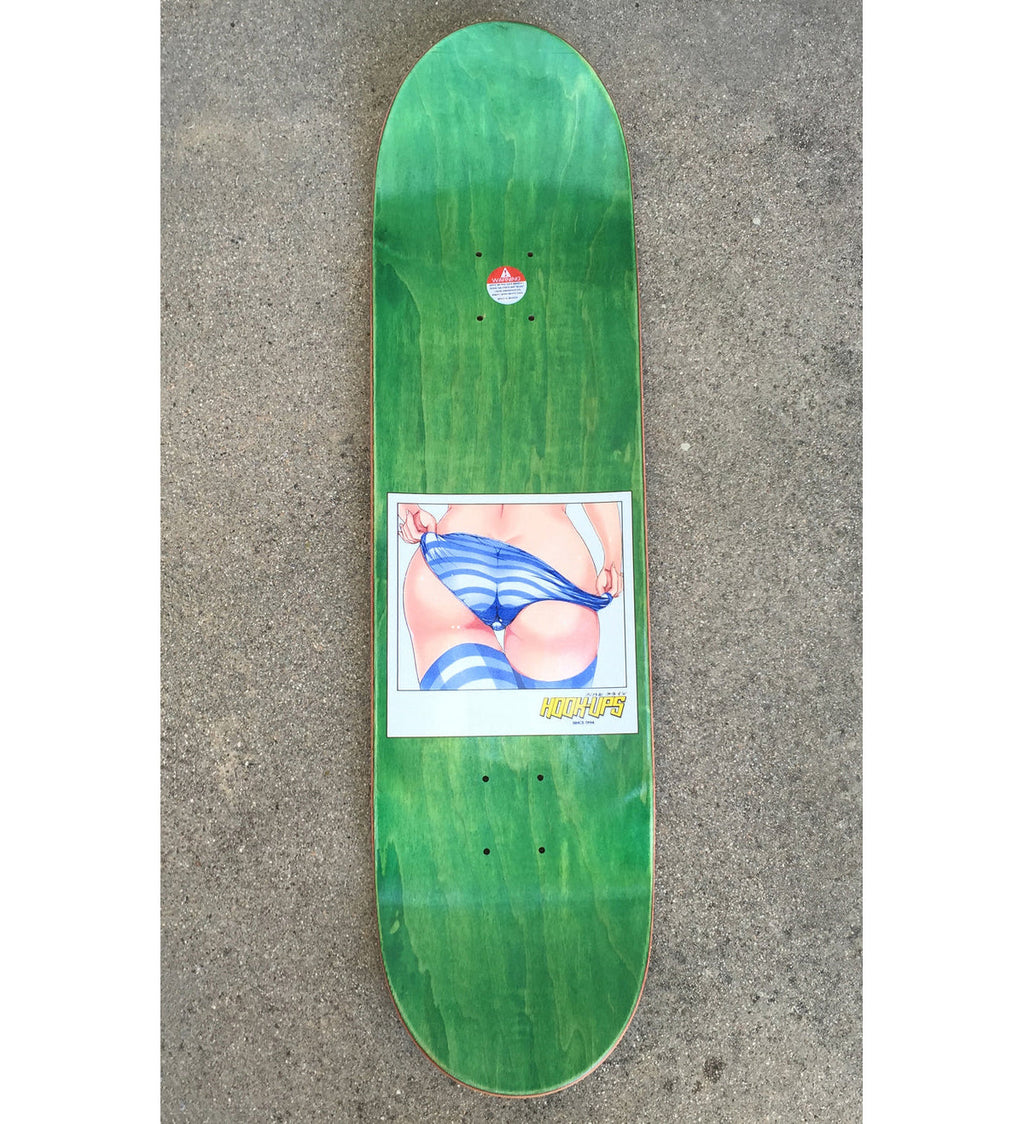 Hook Ups Skateboard Deck Assisstant Akiko 8.25" x 32.25"