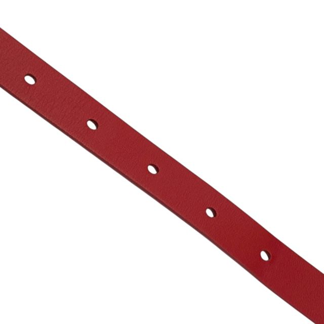 Christian Dior Belt Thin CD Logo Red
