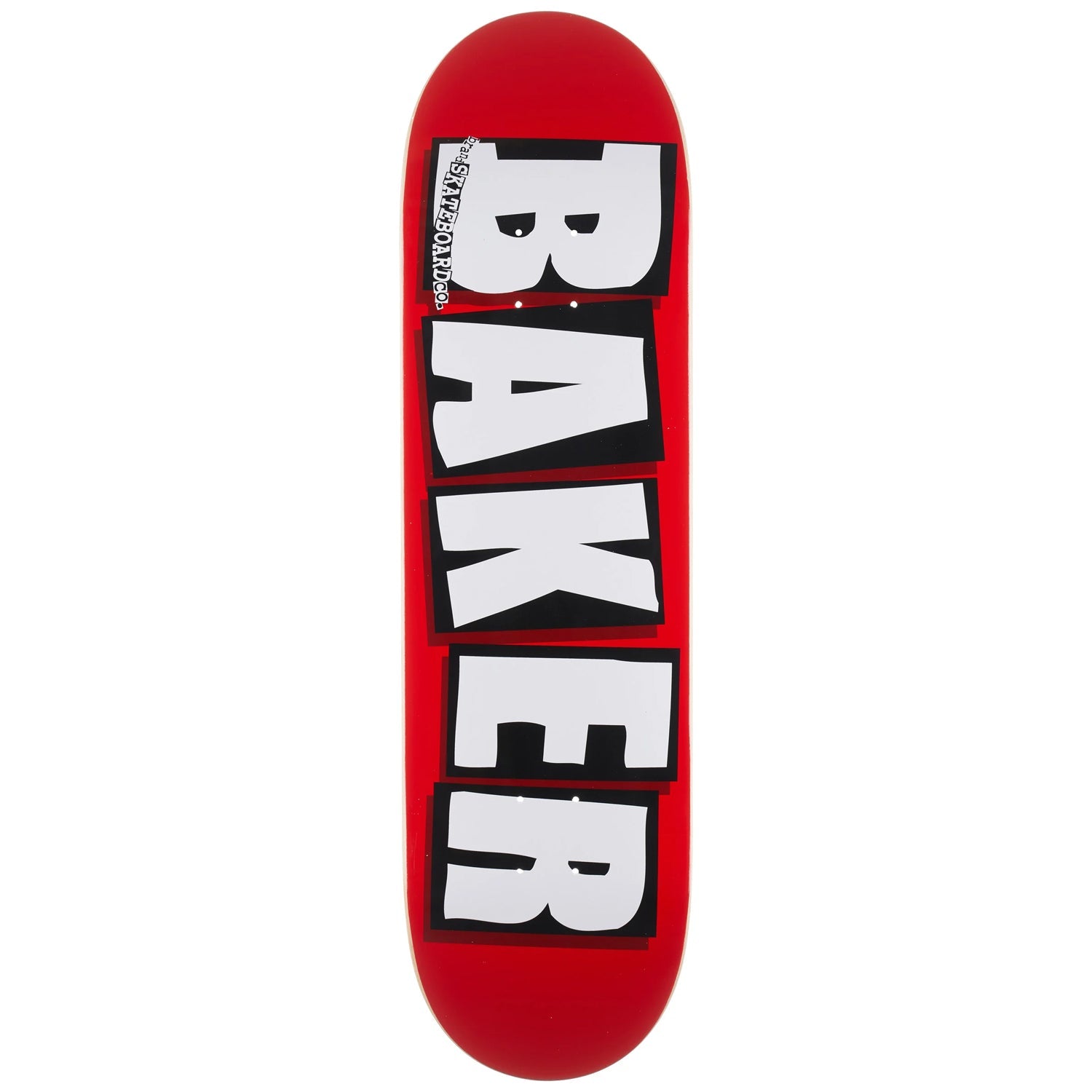 Baker Deck Brand Logo Red/White 8.625" x 32"