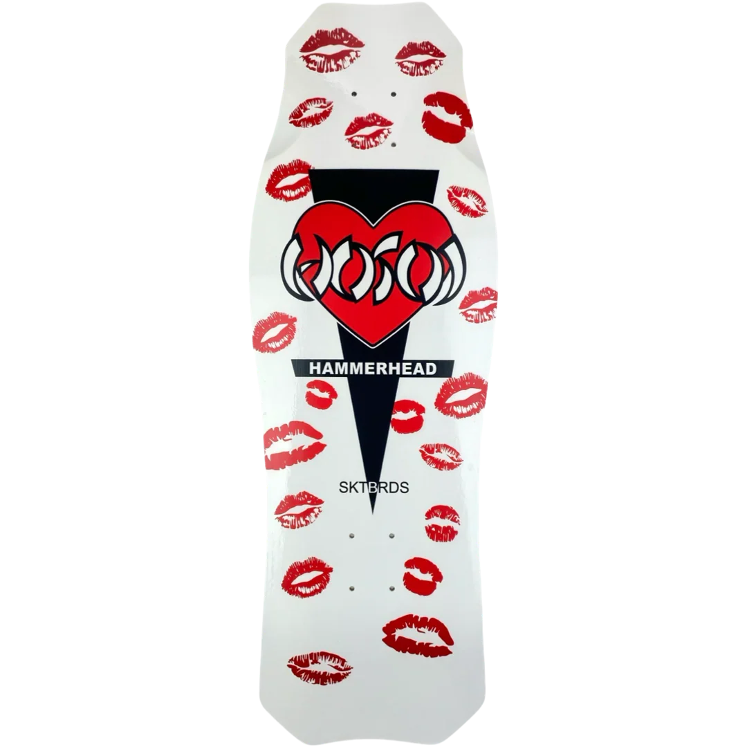 Hosoi Valentine 2026 Heart Kisses OG Hammerhead Limited Deck - 10.5" White