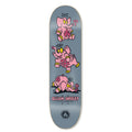 Black Label Skateboard Deck Elijah Akerley Pink Elephants Grey 8.25" x 32.12"