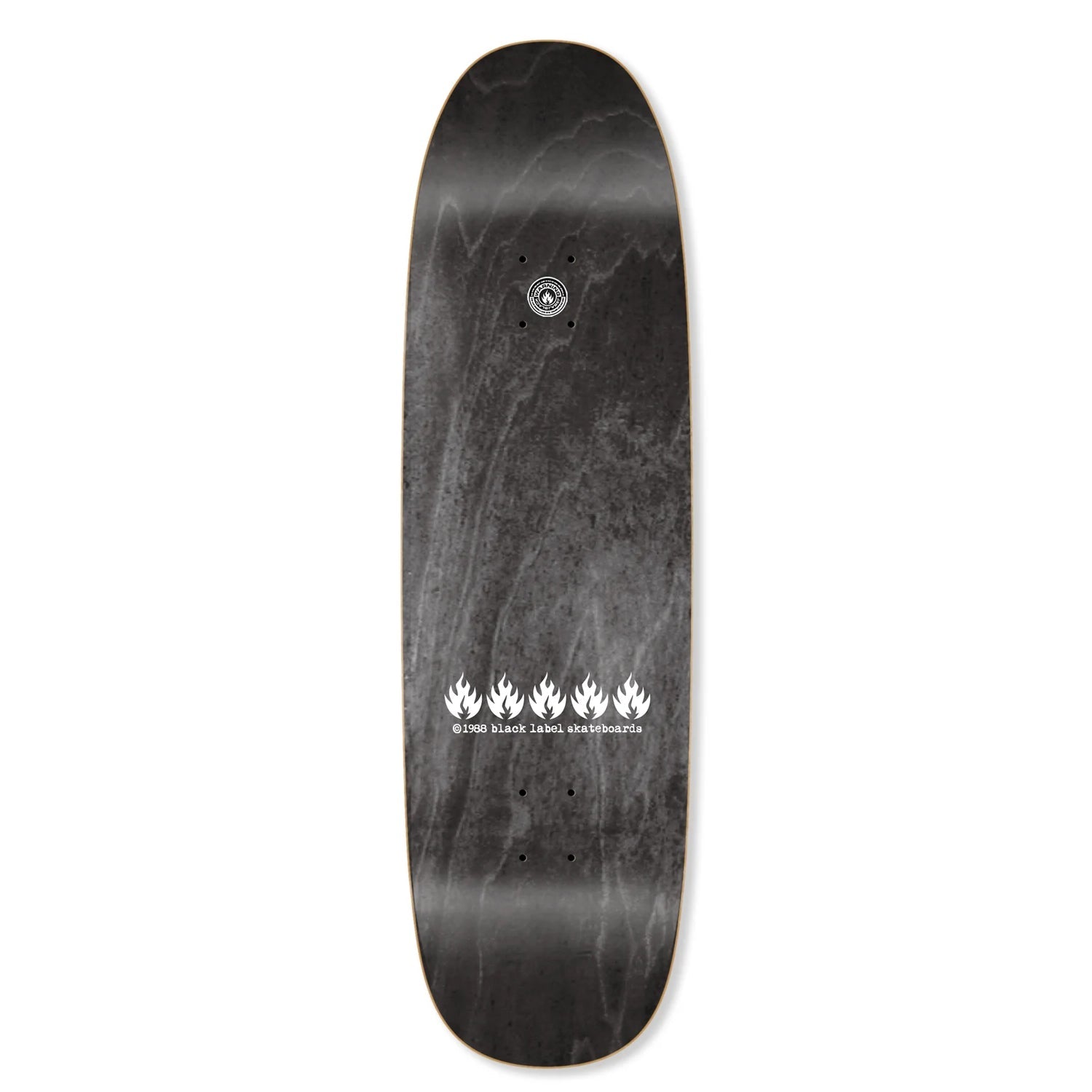 Black Label Skateboard Deck Omar Hassan Never Stop Shof Edition Black Widow Red 9.25" x 32.25"