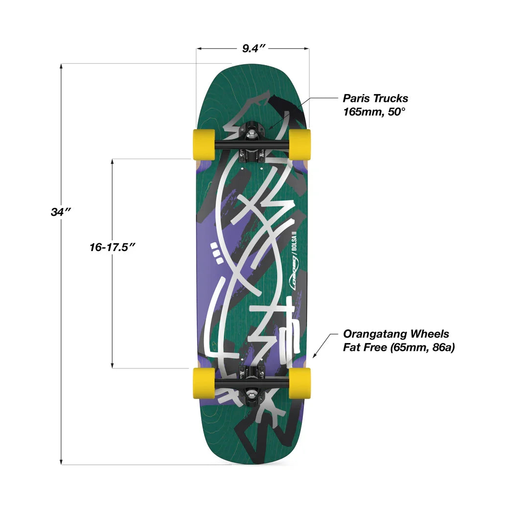 Loaded Bolsa II Longboard Complete - Jazz