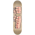 Toy Machine Skateboard Deck Fists Natural 8.0" x 32"