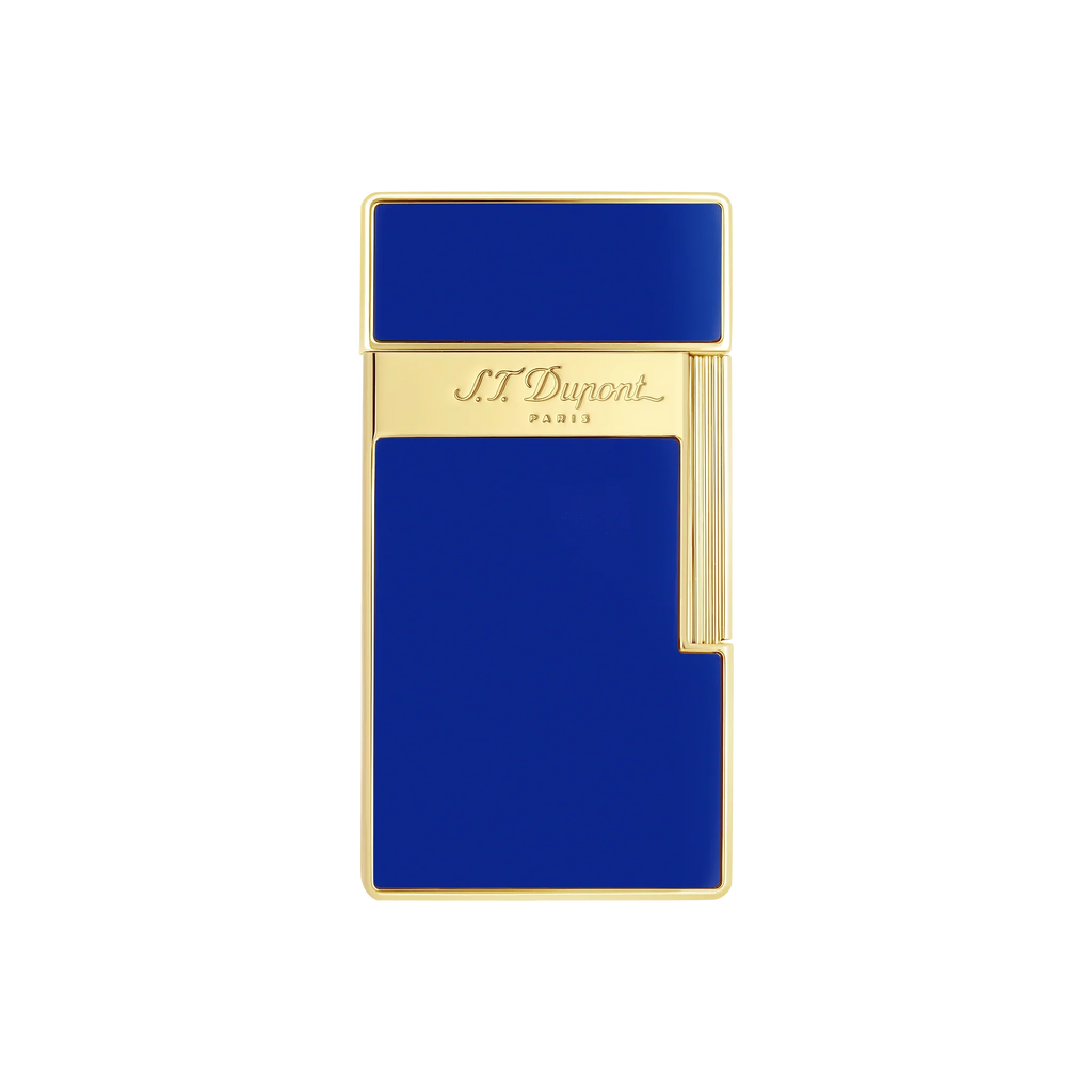 S.T. DUPONT Biggy Golden Blue Lighter/Briquet 025005