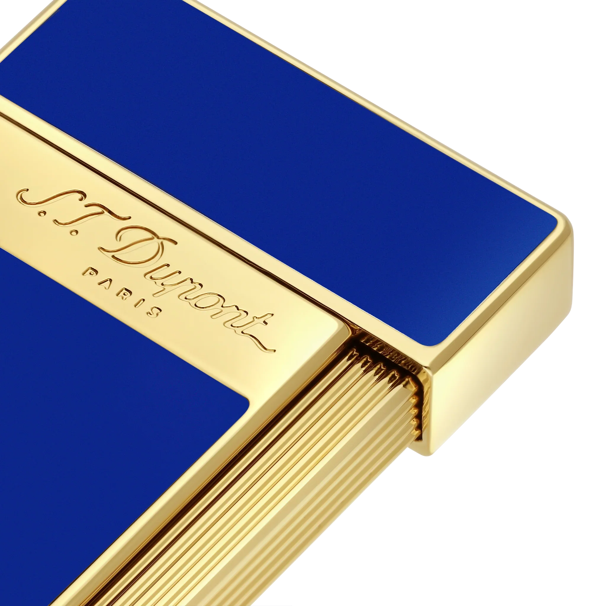 S.T. DUPONT Biggy Golden Blue Lighter/Briquet 025005