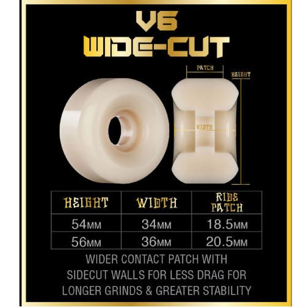 Bones Wheels X-Formula XF Widecut V6 97a 55mm White