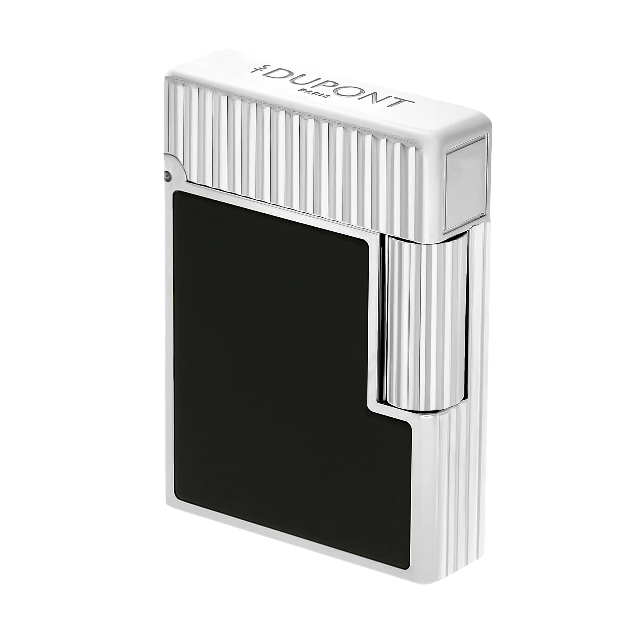 S.T. Dupont Ligne 1 Black Lacquered Palladium Lighter/Briquet C14121