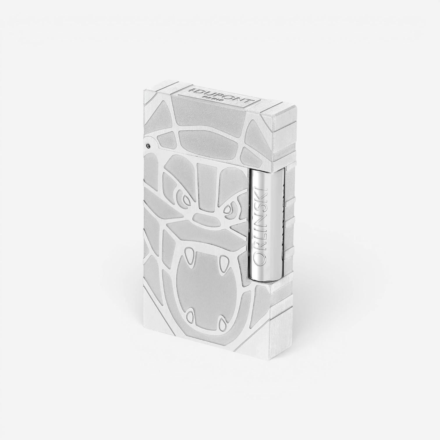 S.T. Dupont Orlinski Kong Line 2 Palladium Lighter C16062CL