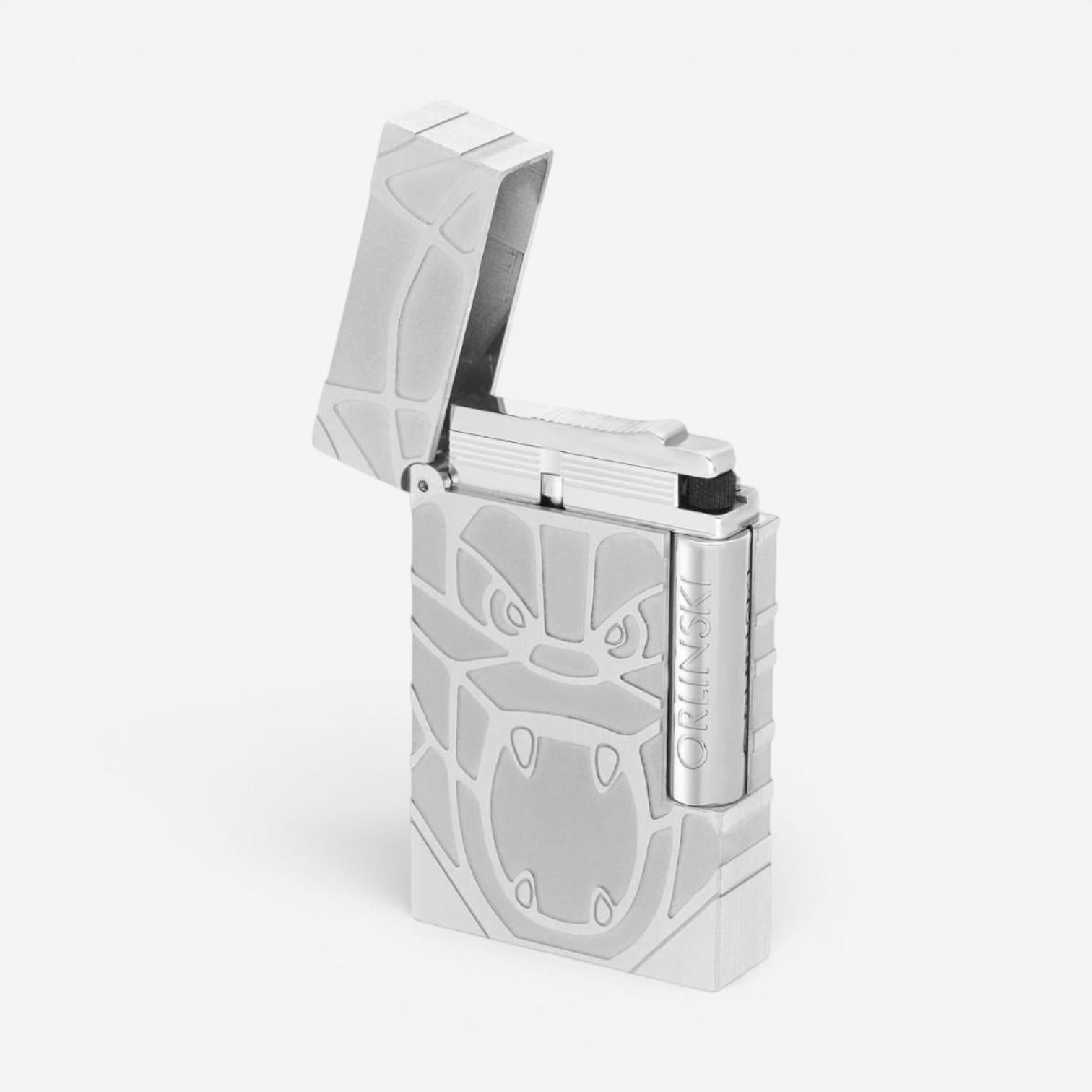 S.T. Dupont Orlinski Kong Line 2 Palladium Lighter C16062CL